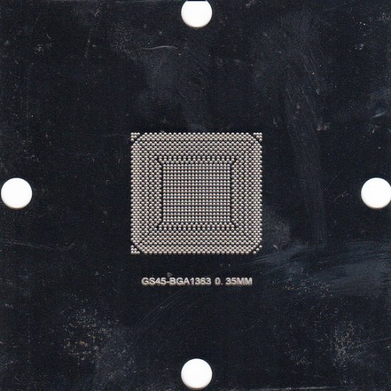 GS45-BGA1363 Stencil 80x80mm