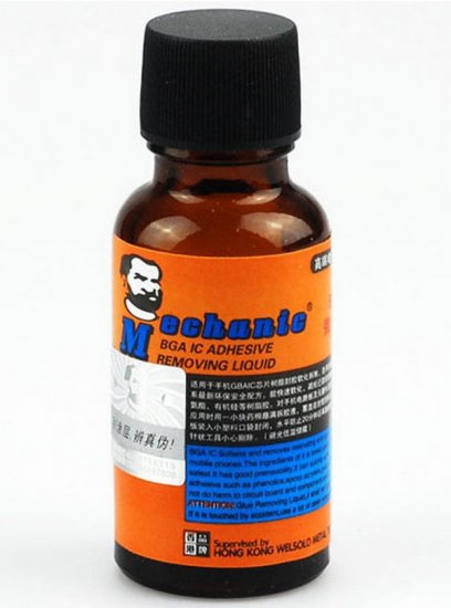 Mechunic BGA IC Adhesive Removing Liquid 20ml