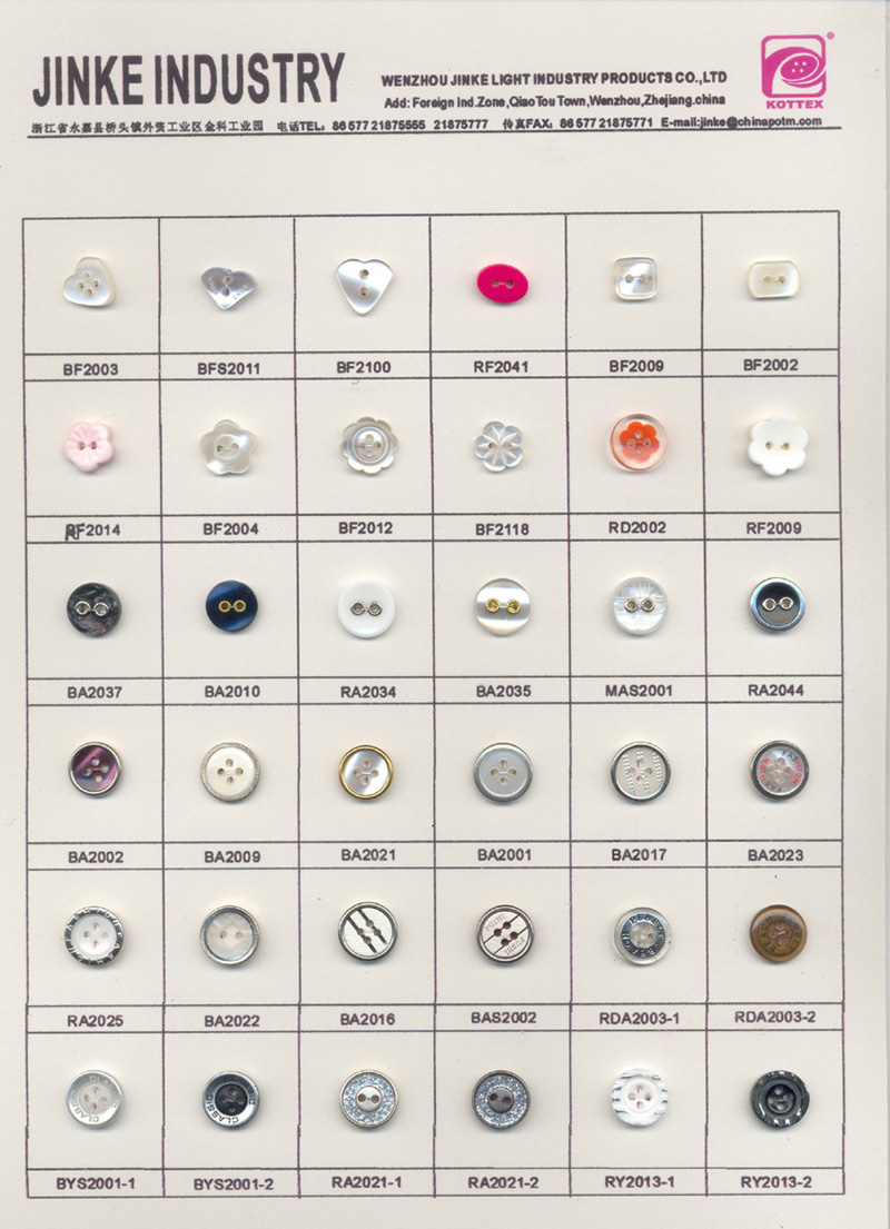 2 Holes Small White Pearl Shirt Button