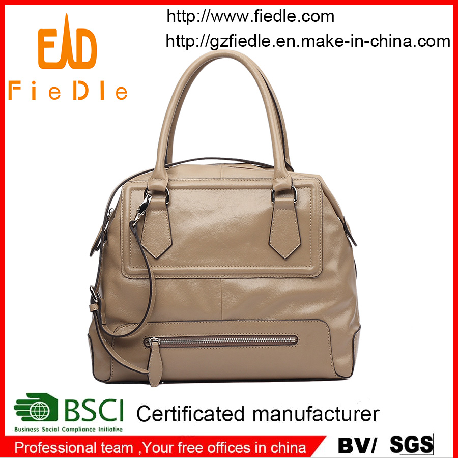 2015 Casual Handbag Wholesale Handbag China Genuine Leather Handbag (J981-A1606)