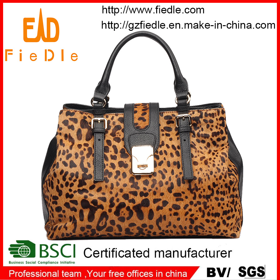 2015 Classy Wholesale Elegant Genuine Leather Lady Bags (J978-B2097)
