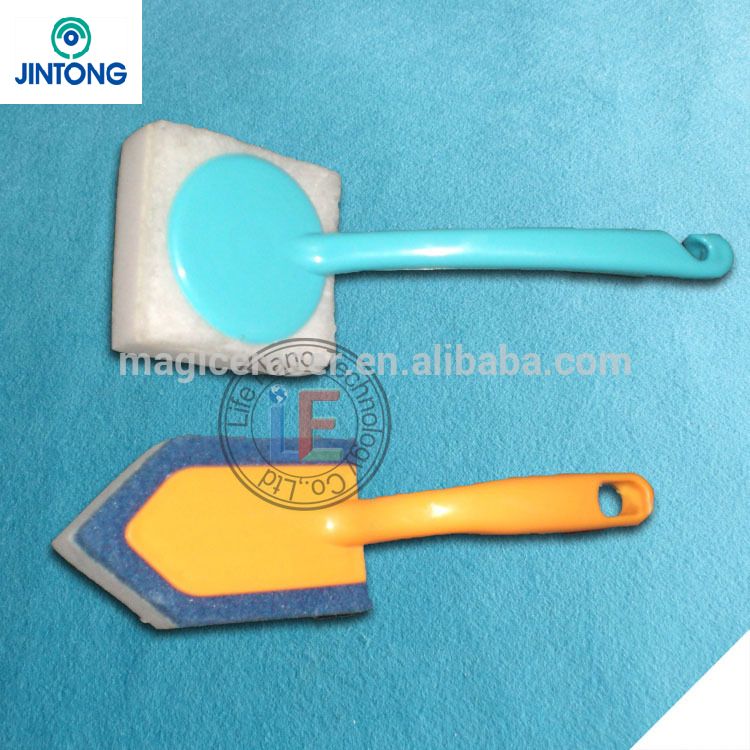 2015 hot selling cleaning Faucet soap dish wholesale melamine sponge mop