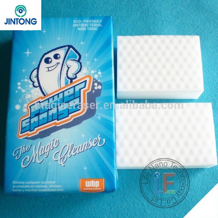 2015 hot selling magic household cleaning eraser made of melamine foam sponge