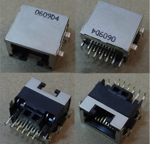 5pcs Lenovo HP Acer Main Board W001 Network Interface With Lamp