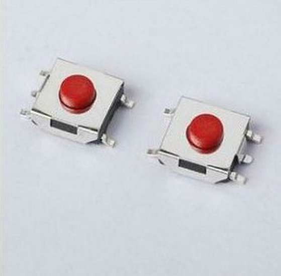 100pcs Tactile Push Button SMD Switches 5pin 6x6x3.7mm