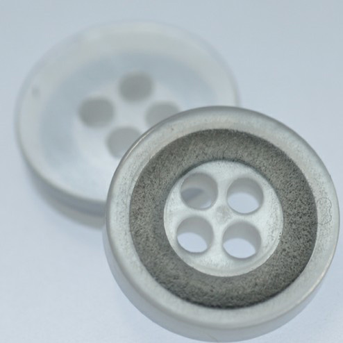 4-Holes Pearl Scrub Resin Button