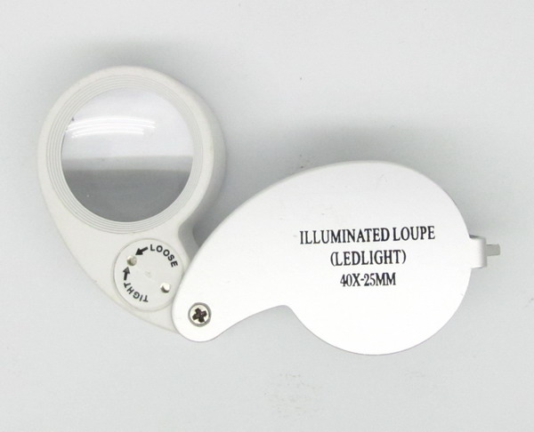 40X Mini Magnifier with LED
