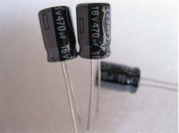 100pcs 470UF16V Electric Capacity