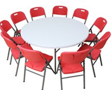 5ft Round Plastic Folding Table (SY-152Y)