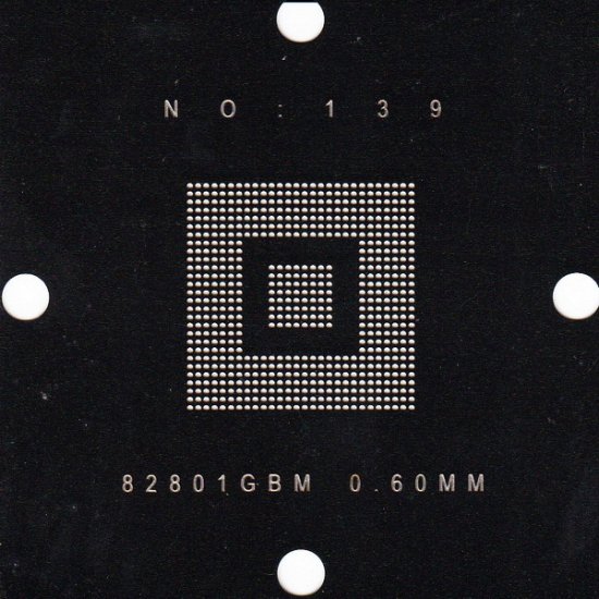 82801GBM Stencil 80x80mm