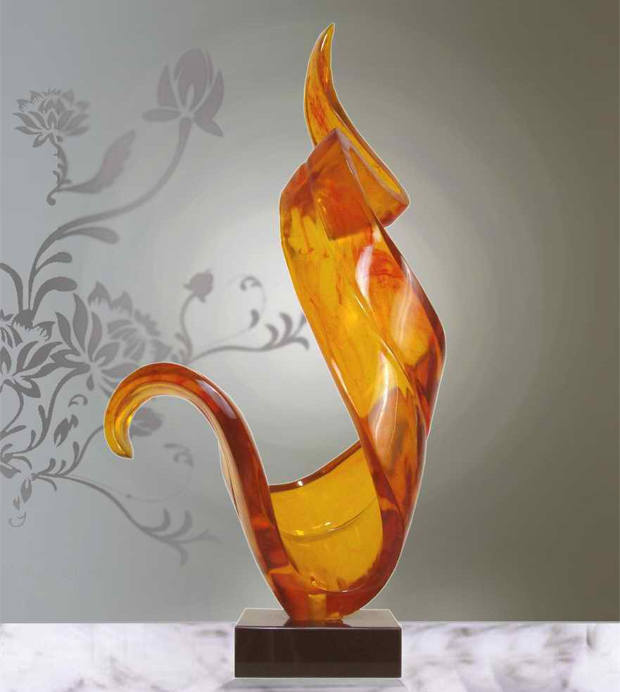 Abstract Resin Sculpture for Office Decoration Td-R066