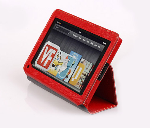 Amazon Kindle Fire Executive leather case – Red