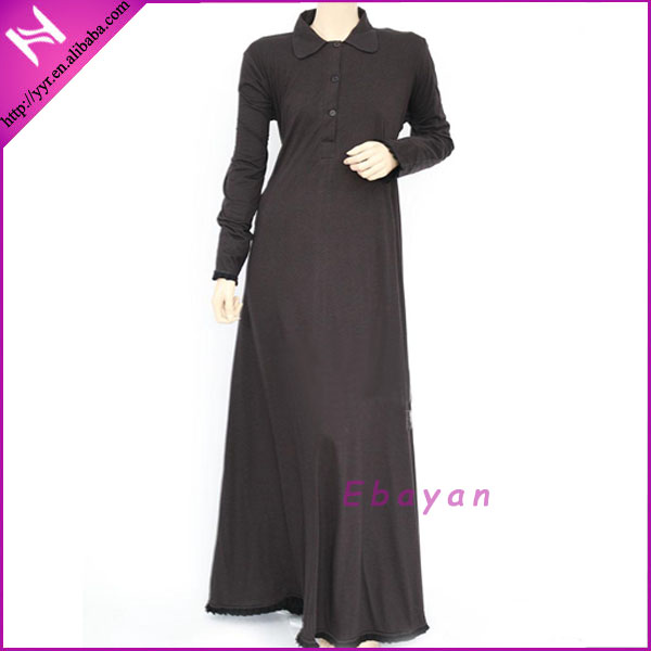 Black Jersey Fashion Jalabiya