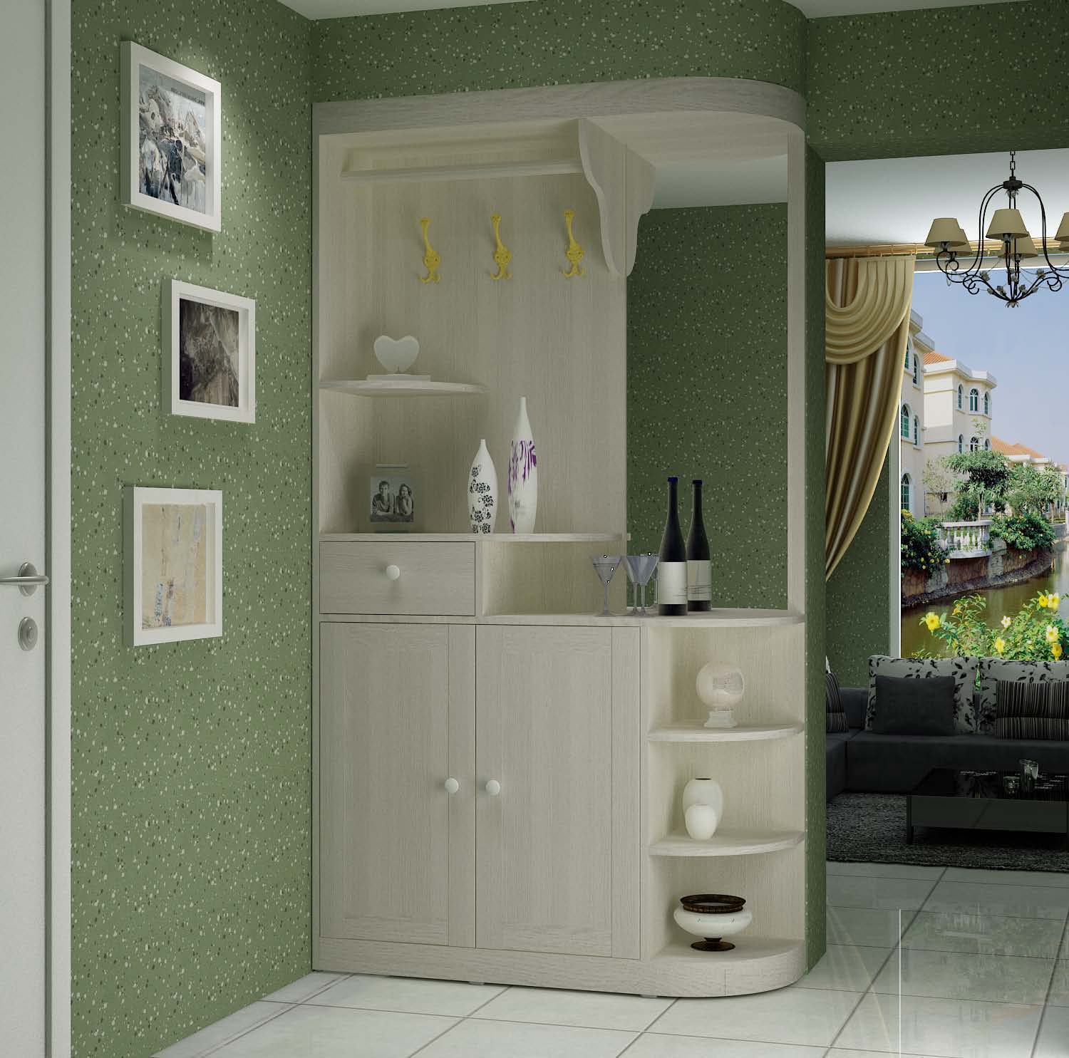 Chinese Furniture Cabinet with New Design (H-124)