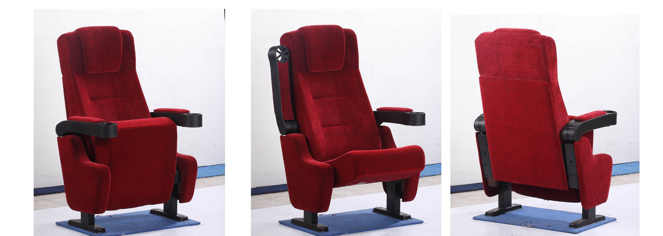 Cinema Chair, Fabric Chair, Cinema Furniture (MP-07)