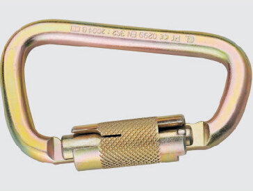 Color-Zinc Steel Carabiner for Climbing Rescue and Fall Protection