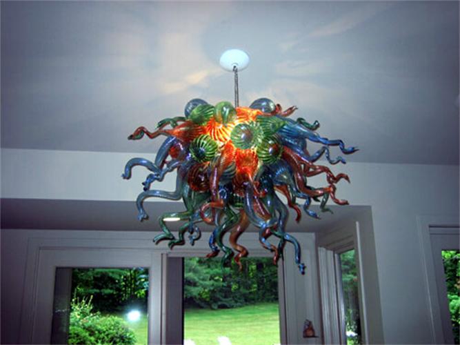 Colorful Hotel Murano Chandleier Decoration for Special Design