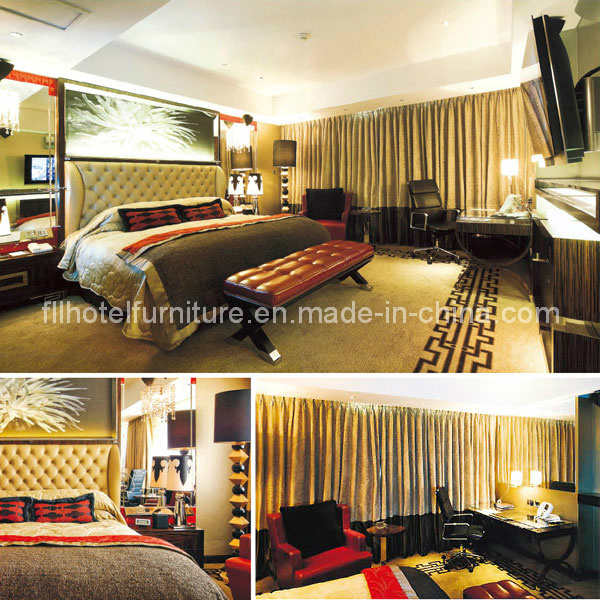Foshan Modern Design Hotel Bedroom Furniture Set (FLL-TF-014)