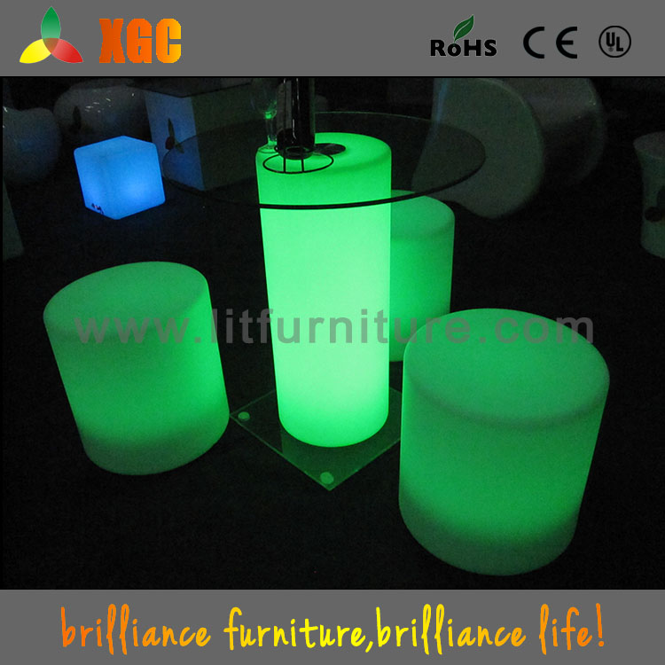 Glass Coffee Table/Luminous Cafe Table/Illuminated Furniture/Furniture