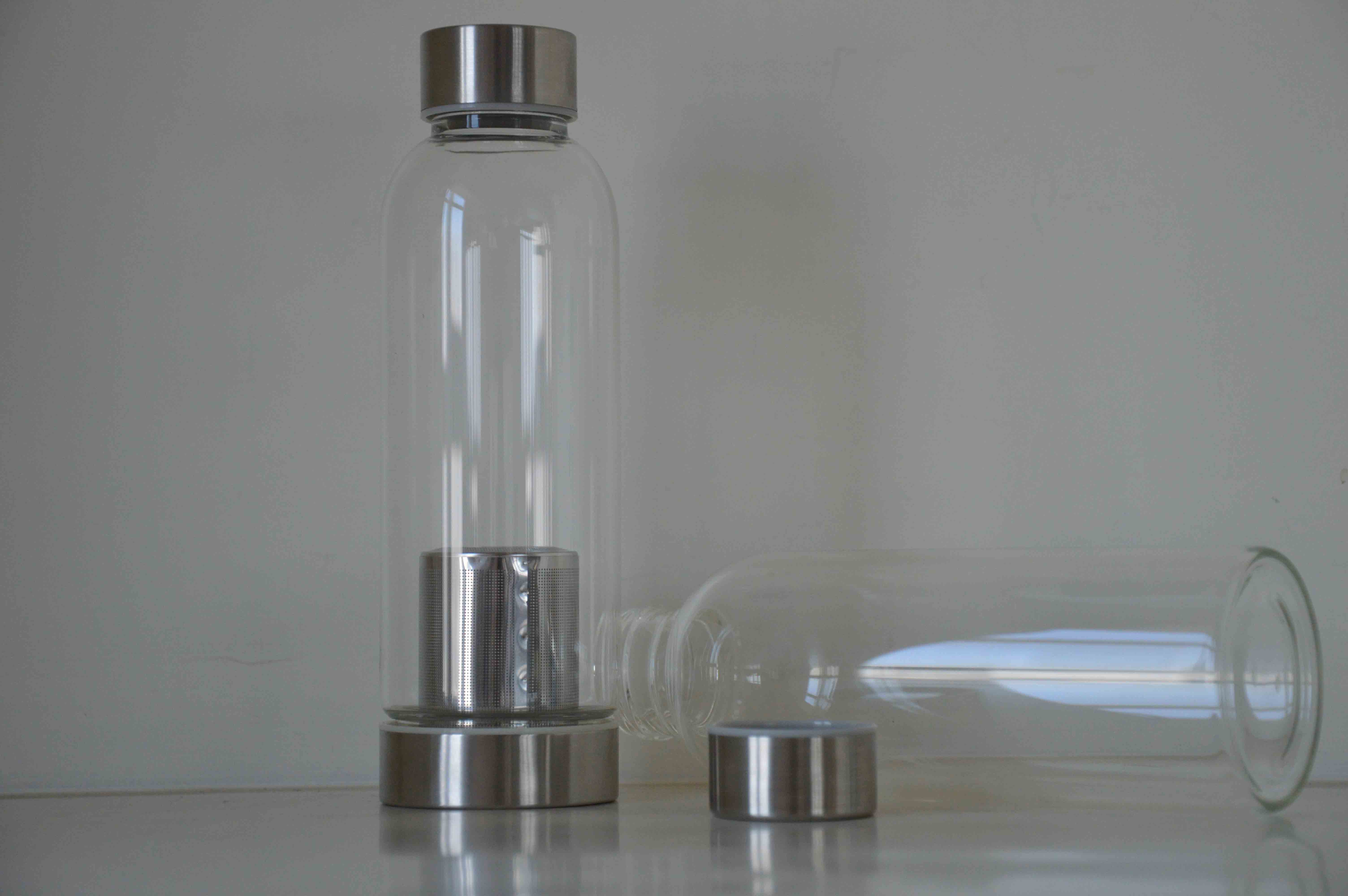 Glass Tea Infuser Bottle, Tea Infuser Water Bottle, Tea Infuser