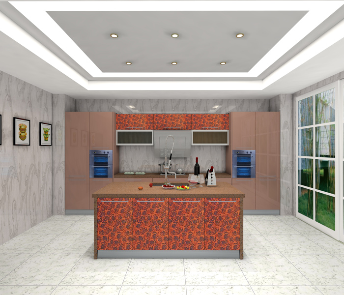 High Gloss Acrylic MDF Kitchen Cabinet