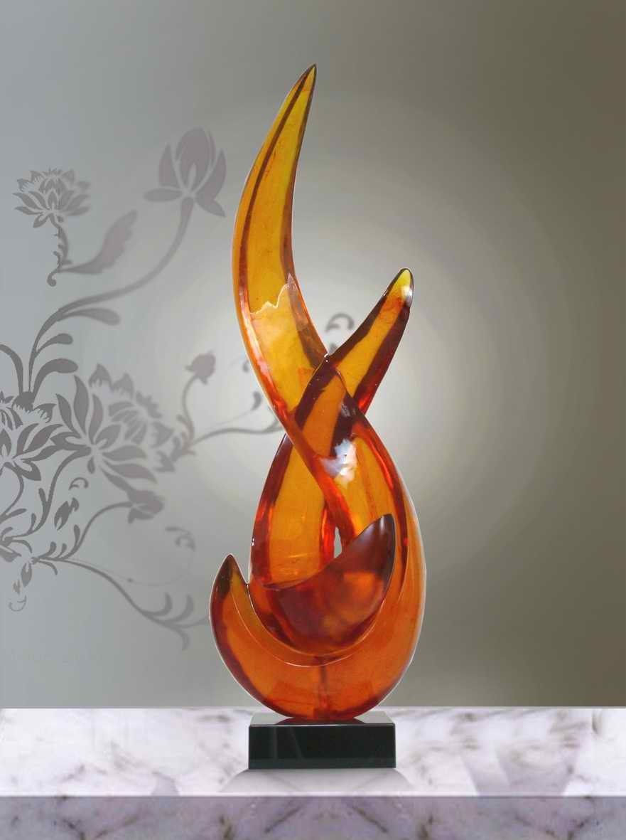 High Quality Abstract Resin Sculptures for Home / Office Decoration