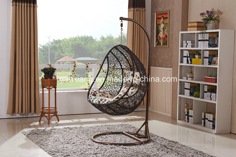 Home Furniture Rattan Swing Egg Chair Outdoor Garden Furniture