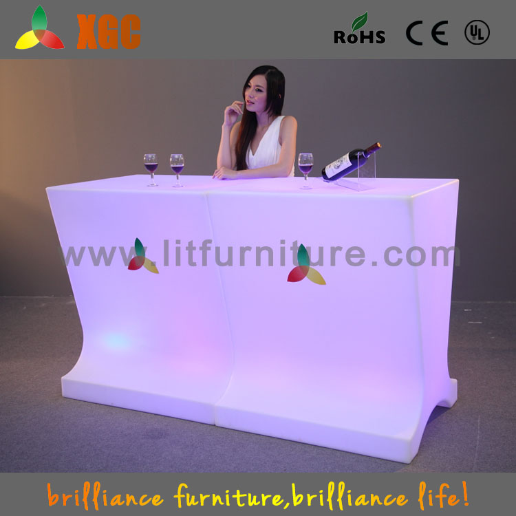 LED Lighted up Restaurant Bar Counter Gf315