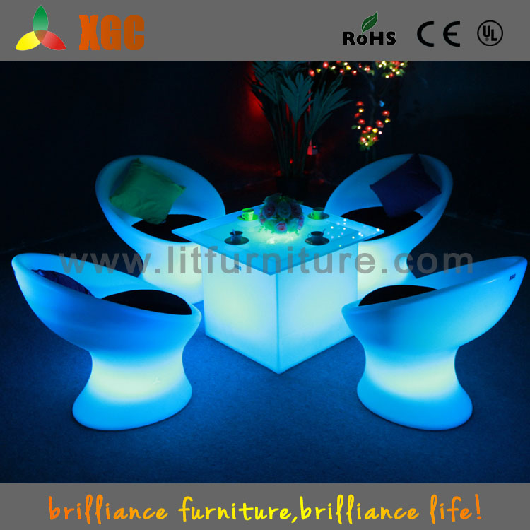 LED Party Furniture, LED Rental Furniture, Tables and Chairs