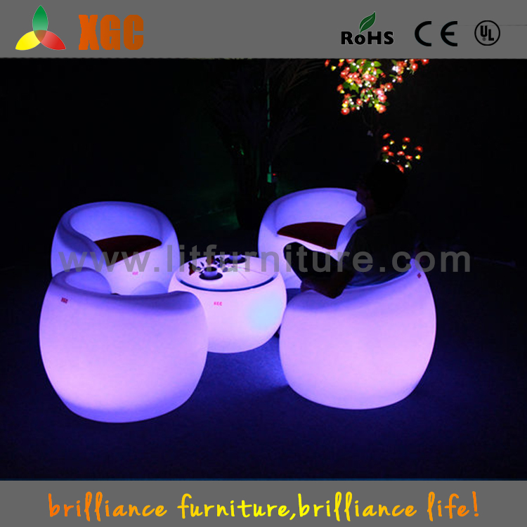 LED Round Table & LED Bar Furniture & Coffee Table