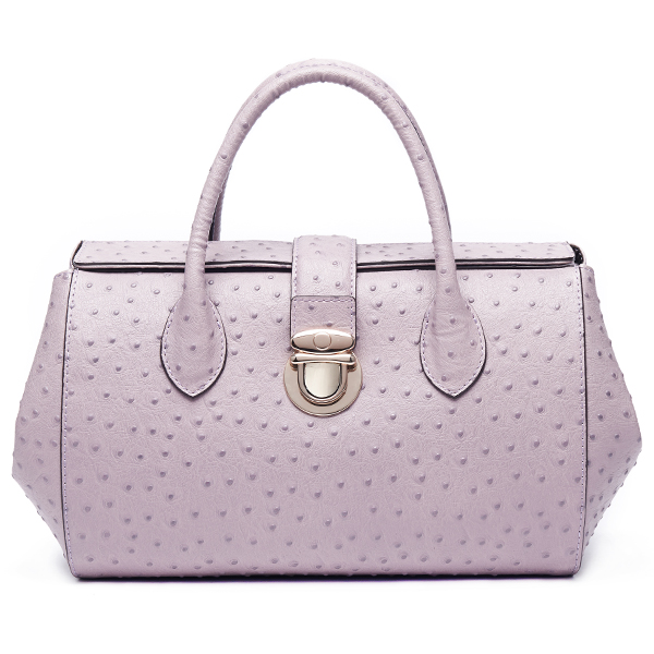 Ladies Ostrich Leather Trends Handbags Genuine Leather Handbag (N974A-A2965)