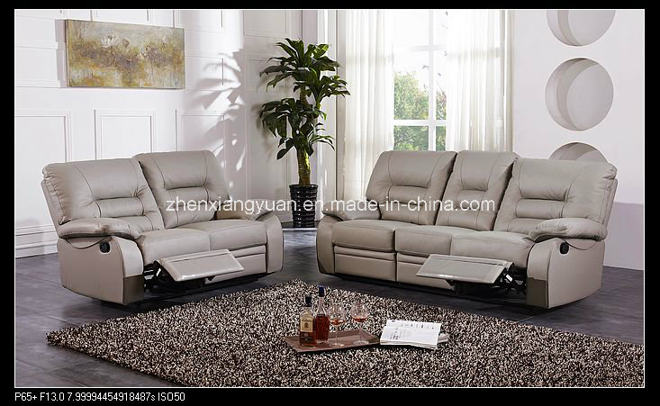Living Room Products Reclinable Bonded Leather Sofa Low Price