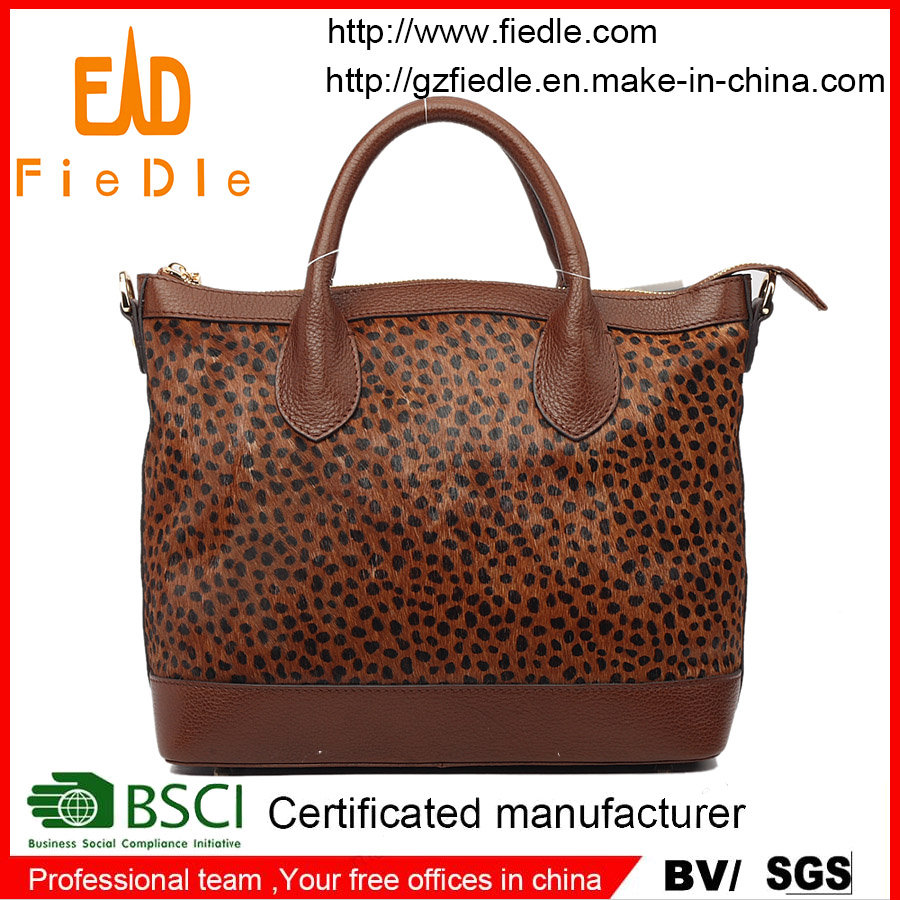 Luxury Genuine Horse Leather Bag Stylish Lady Handbags (N956-B2093)