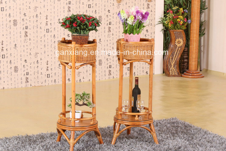 Modern Home Living Room Hotel Plant Stand Rattan Furniture