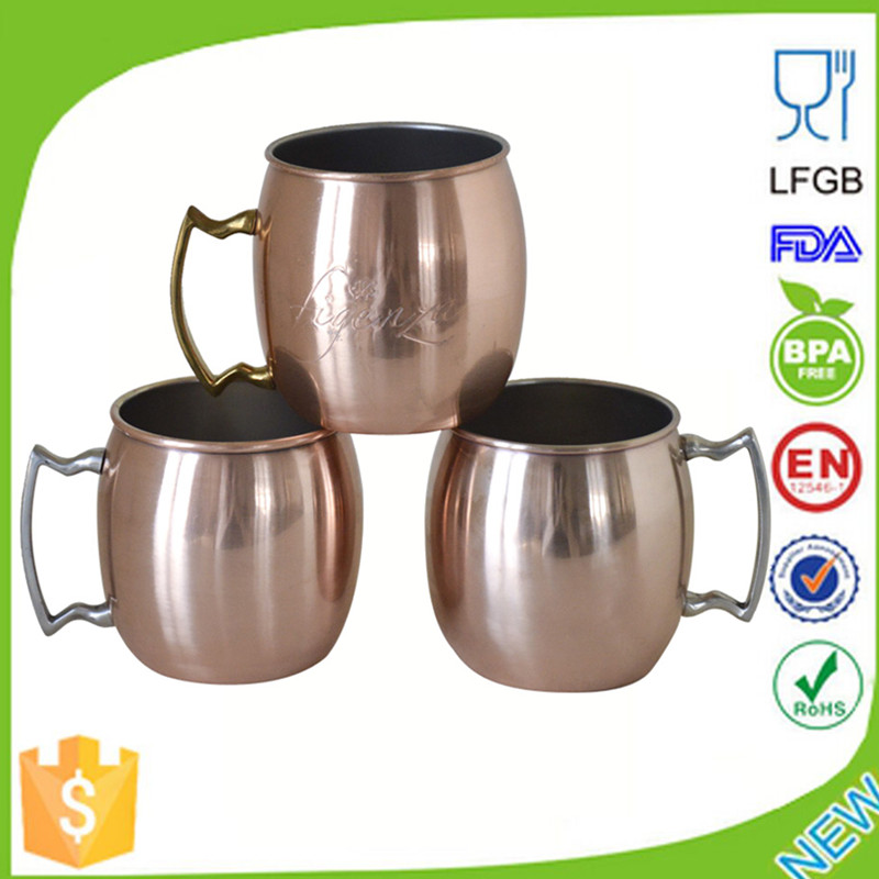 Moscow Mule Stainless Steel Copper Drinking Mugs Dn-903A
