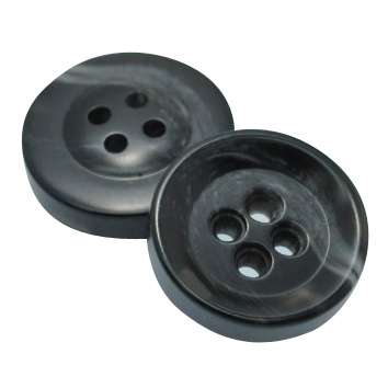 New Design Fashion 4-Holes Imitated Horn Resin Buttons