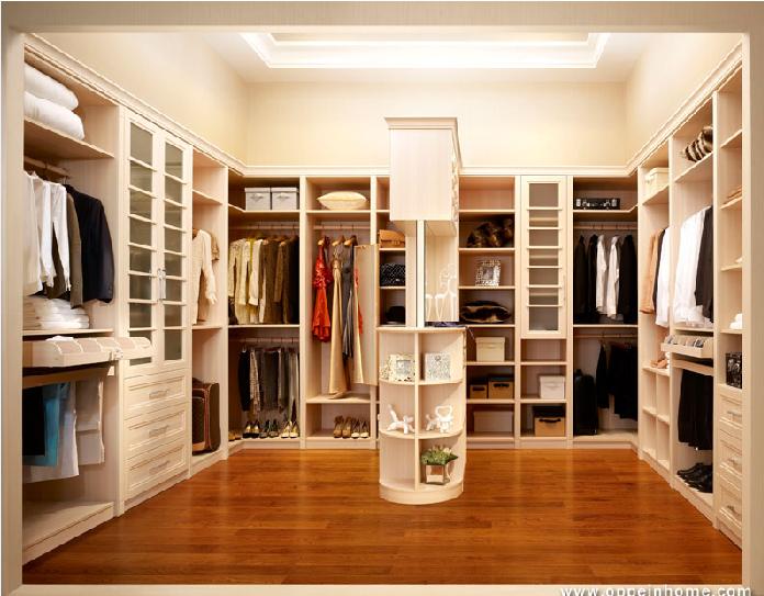 Oppein Big Storage Wood Grain Melamine Cloakroom (YG11213)