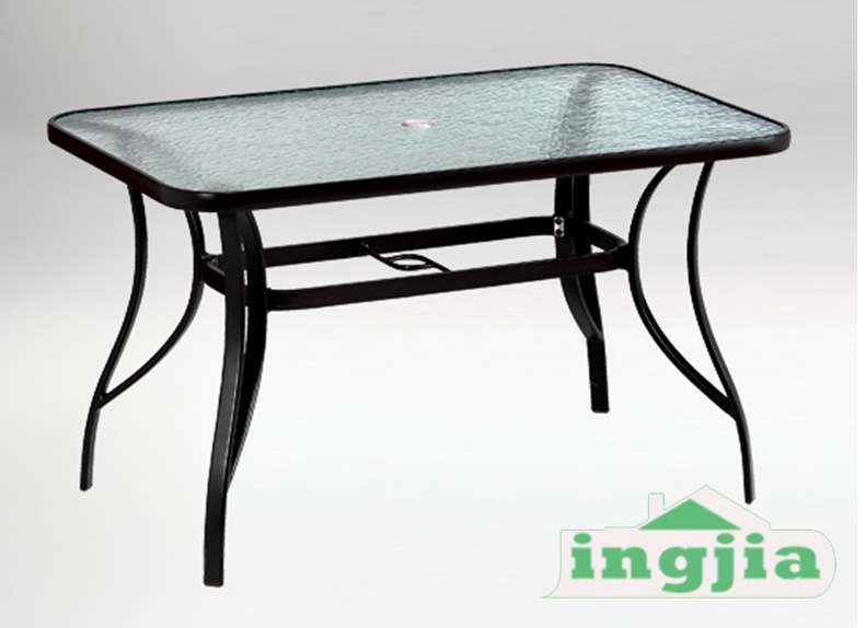 Outdoor Dining Hotel Restaurant Patio Leisure Glass Table (JT-301)