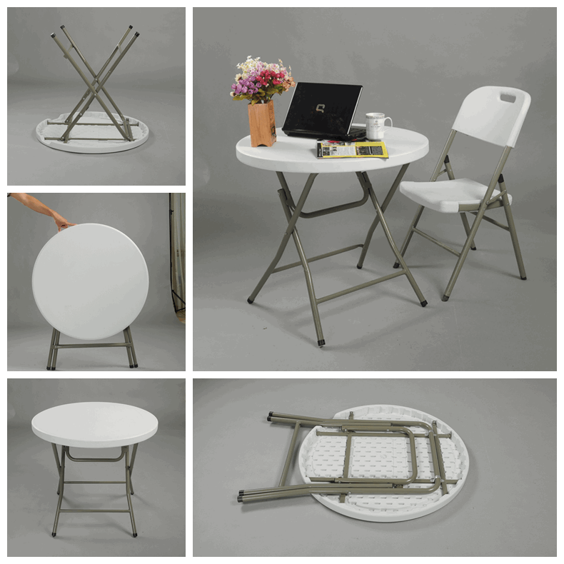 Plastic Folding Round Table (SY-60Y)