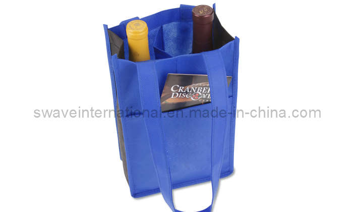 Polypropylene Wine Gift Bag, Two Bottle Bag (21081)