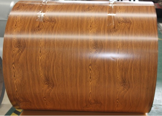 Popular Exporting Good Quality PPGI Coil -Wood-018 for Cottage Roofing /Wall