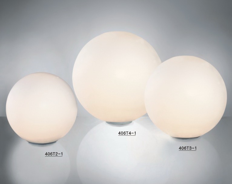 Popular Modern Round Hotel Glass Desk Lights (406T4-1)