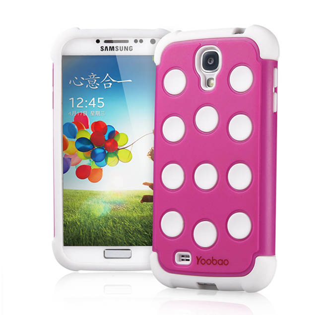 3 in 1 protective case for Samsung Galaxy S4 – Pink