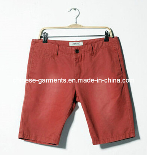 Short Cotton Wash Pants for Men