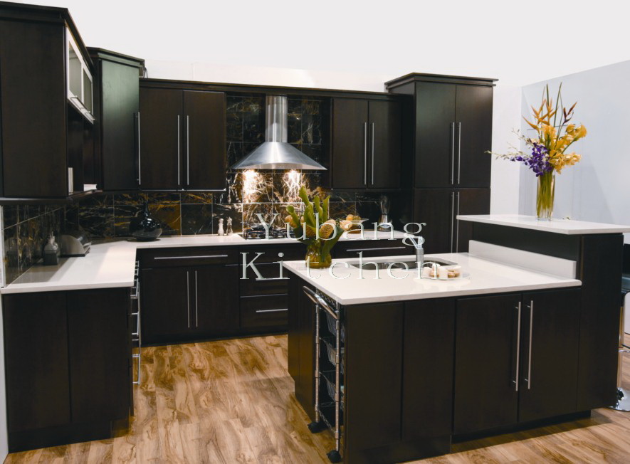 Solid Wood Kitchen Cabinet #187