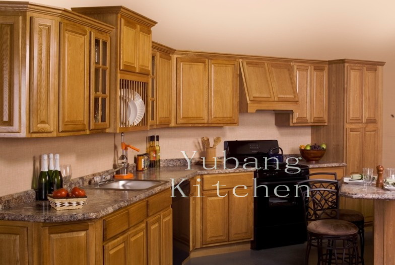 Solid Wood Kitchen Cabinet #212