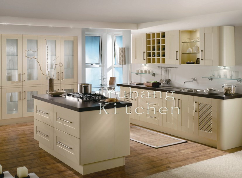 Solid Wood Kitchen Cabinet #219