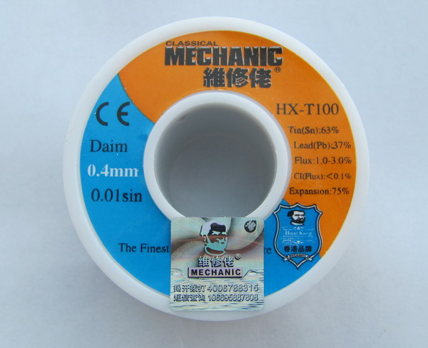 Mechanic Solder Wire Tin Lead 0.4mm