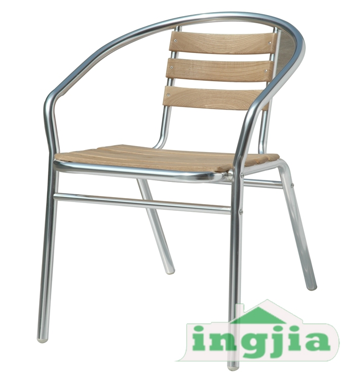 Wood Aluminum Beach Lounge Garden Dining Outdoor Chair (JC-37)