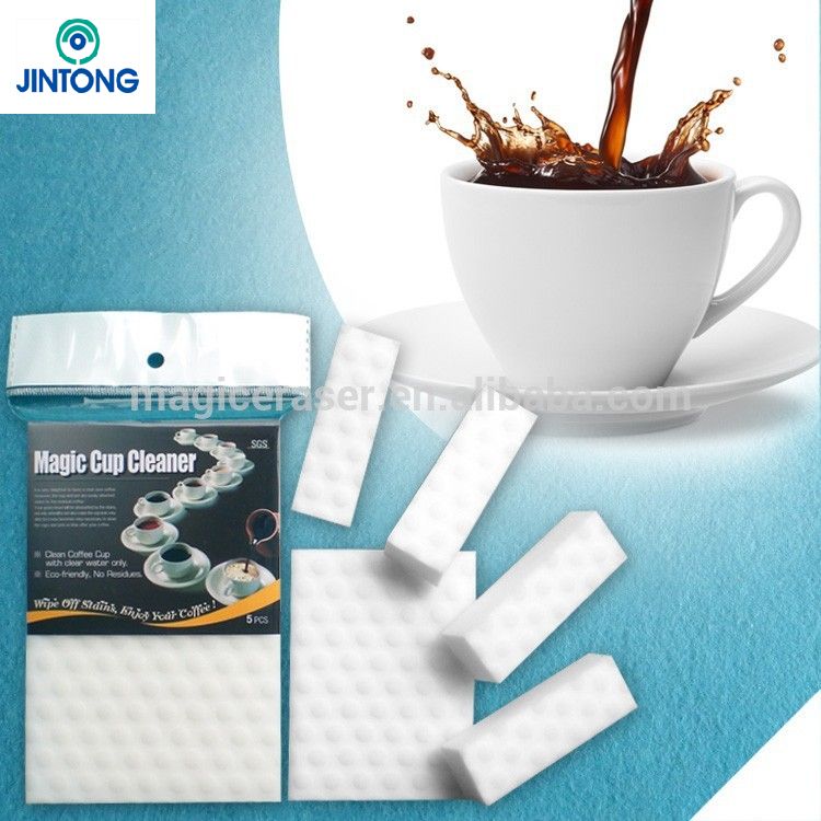 china professional melamine sponge easy white cup cleaning sponge